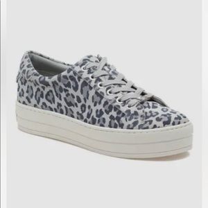 NWT J slides leopard platform sneaker